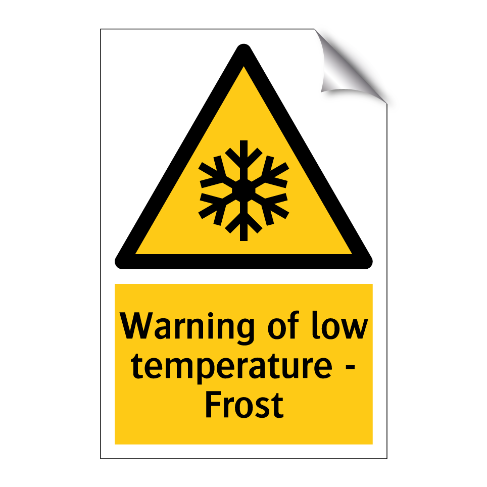 Warning of low temperature - Frost