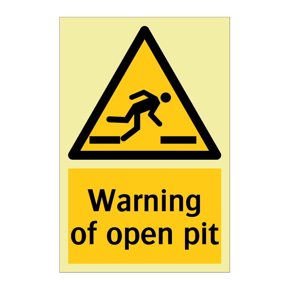 Warning of open pit