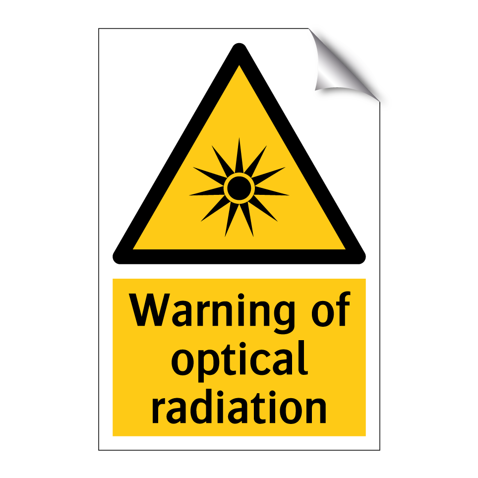 Warning of optical radiation