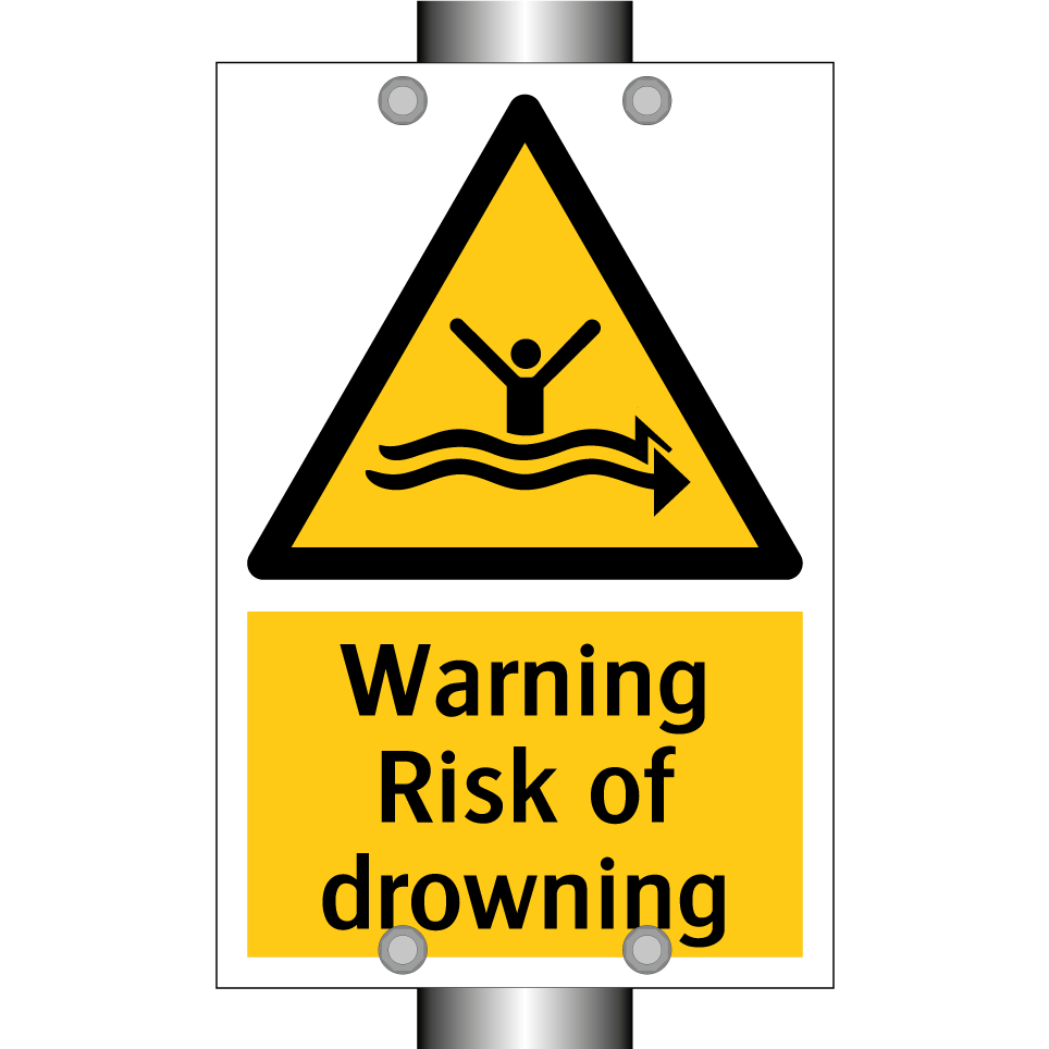 Warning Risk of drowning