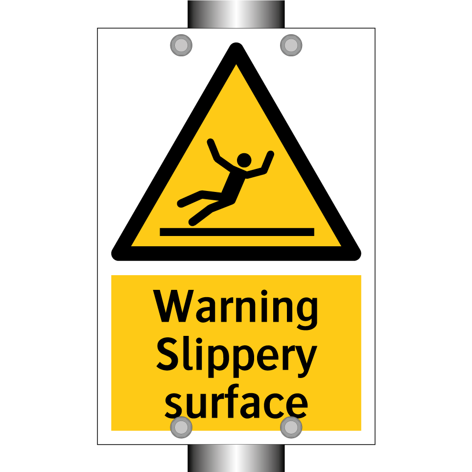 Warning Slippery surface
