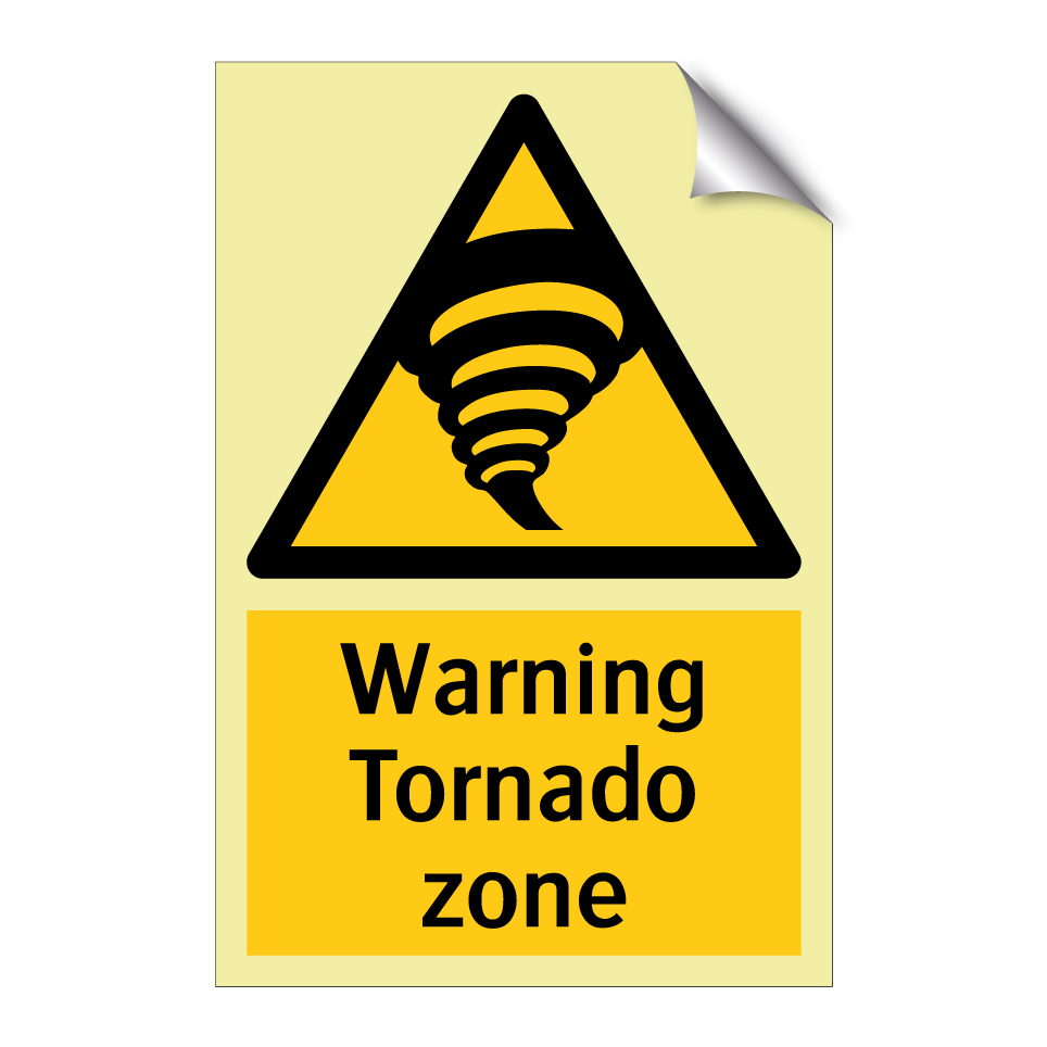 Warning Tornado zone