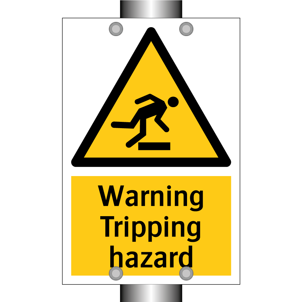 Warning Tripping hazard