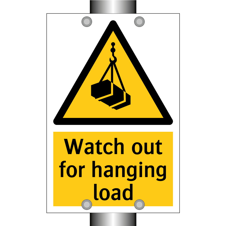 Watch out for hanging load