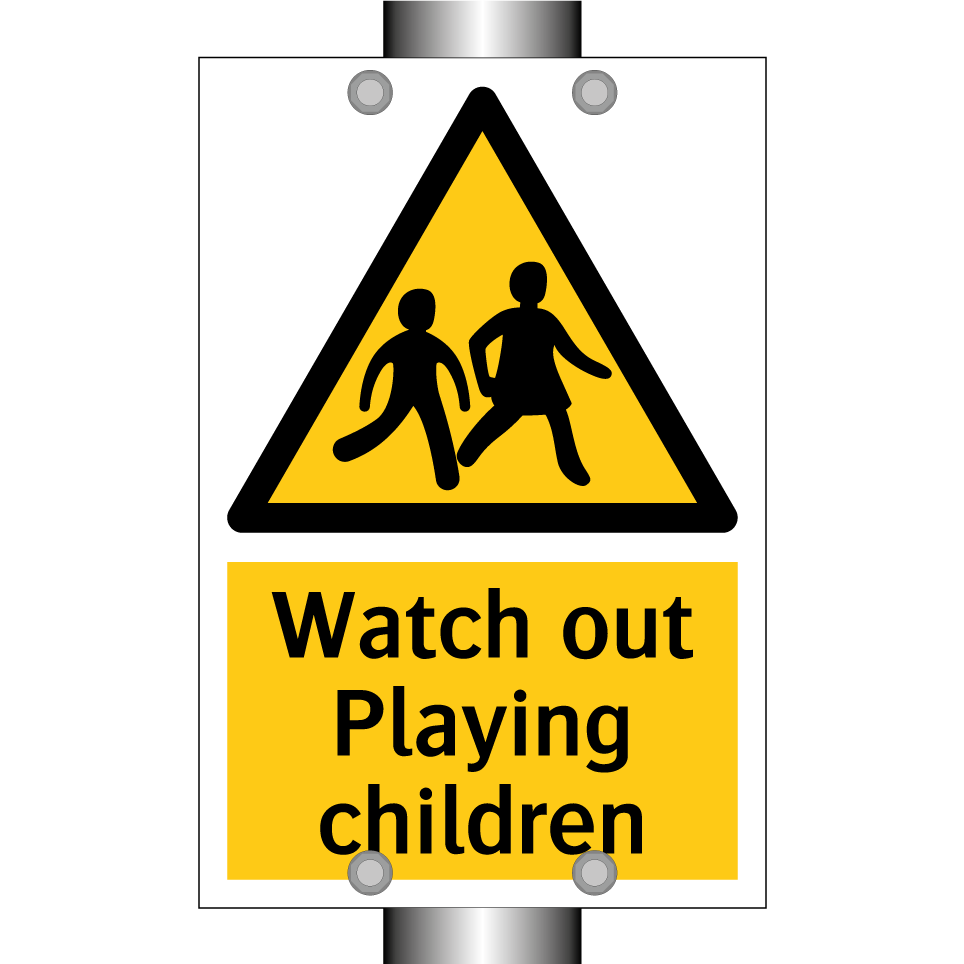 Watch out Playing children