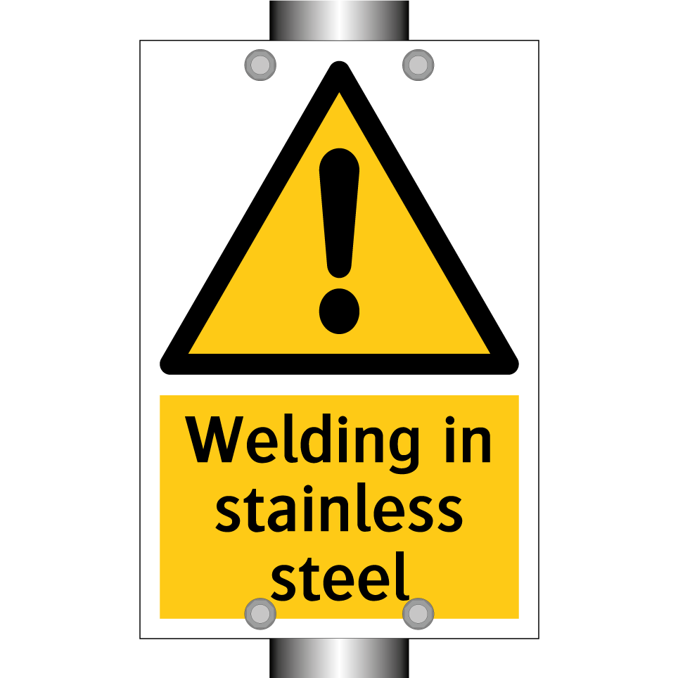 Welding in stainless steel