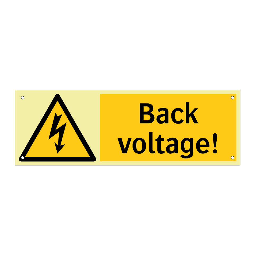 Back voltage!