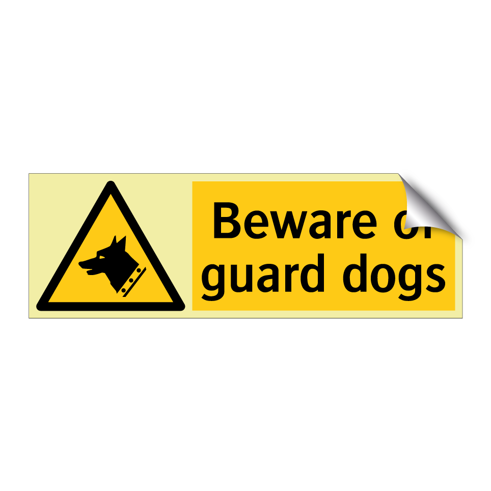 Beware of guard dogs