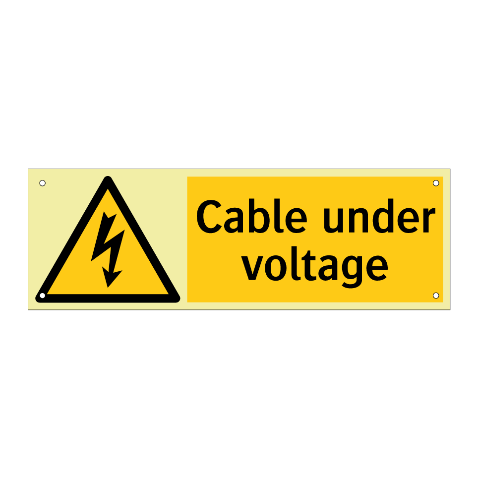 Cable under voltage