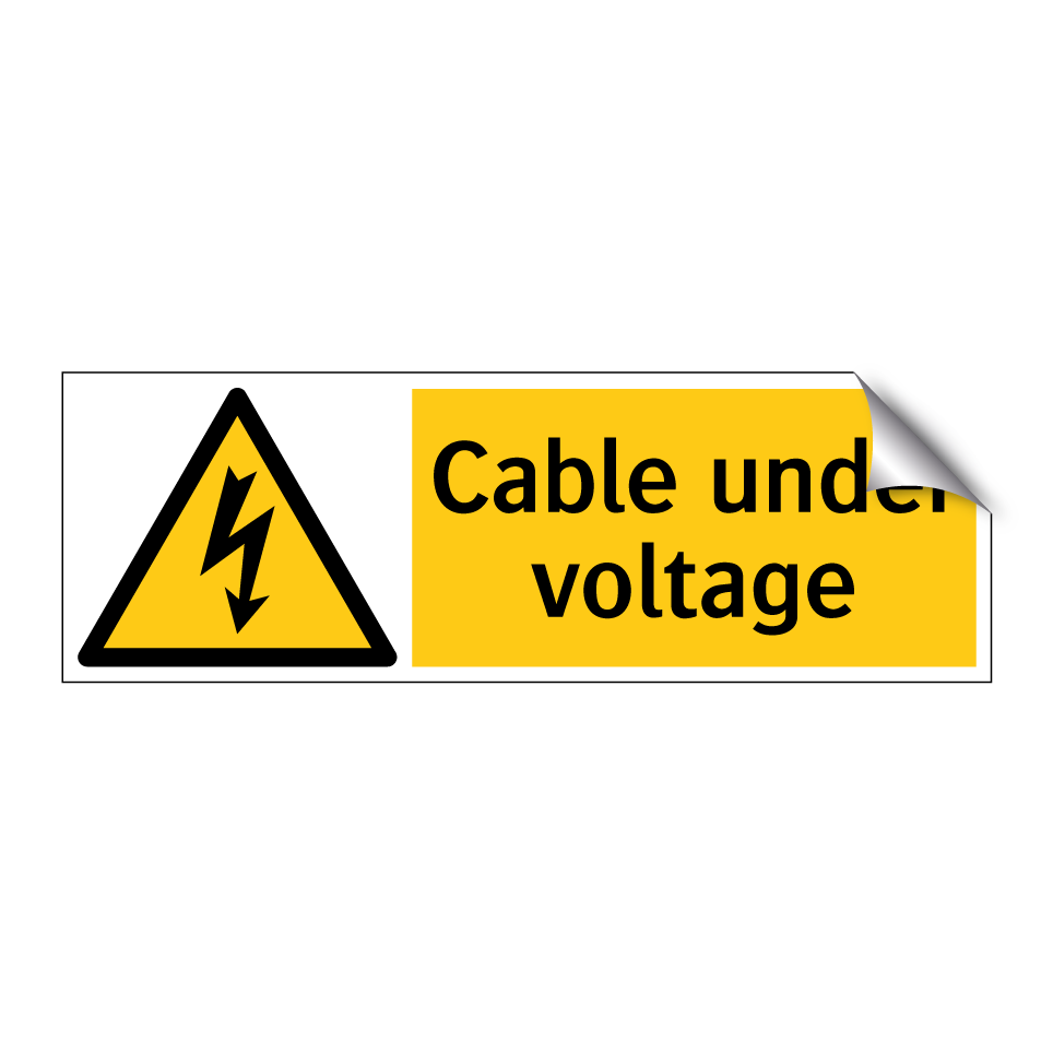 Cable under voltage