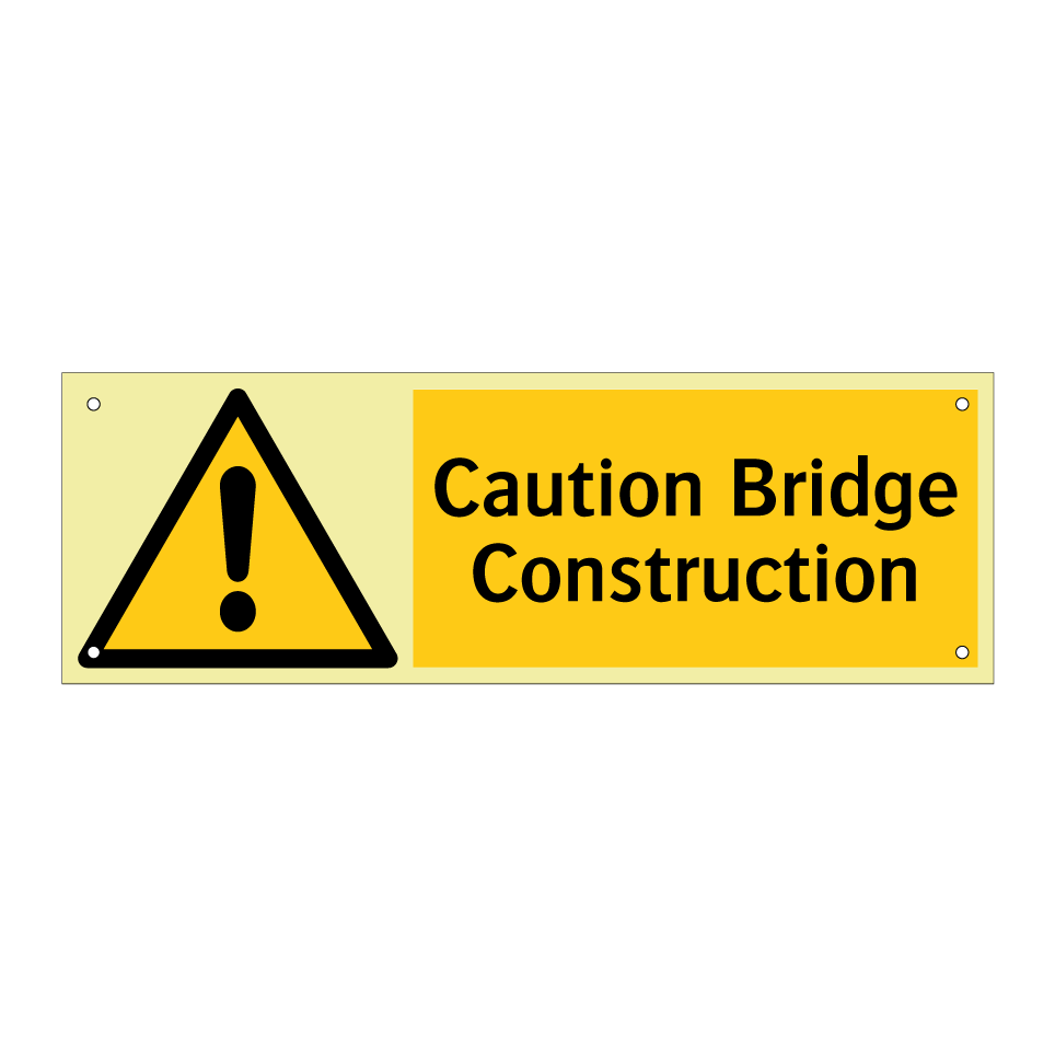 Caution Bridge Construction