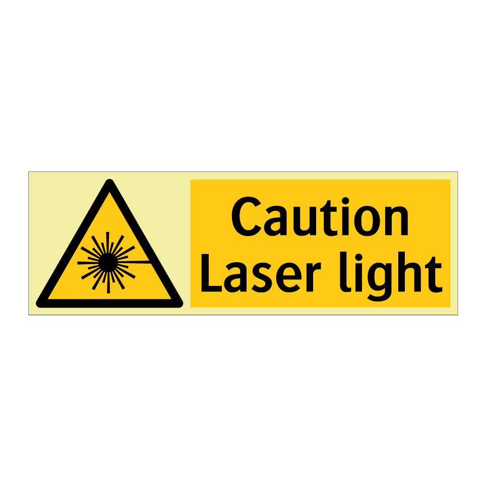 Caution Laser light