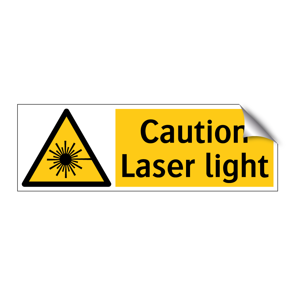 Caution Laser light