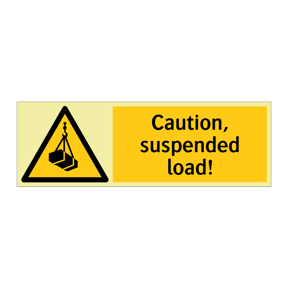 Caution, suspended load!
