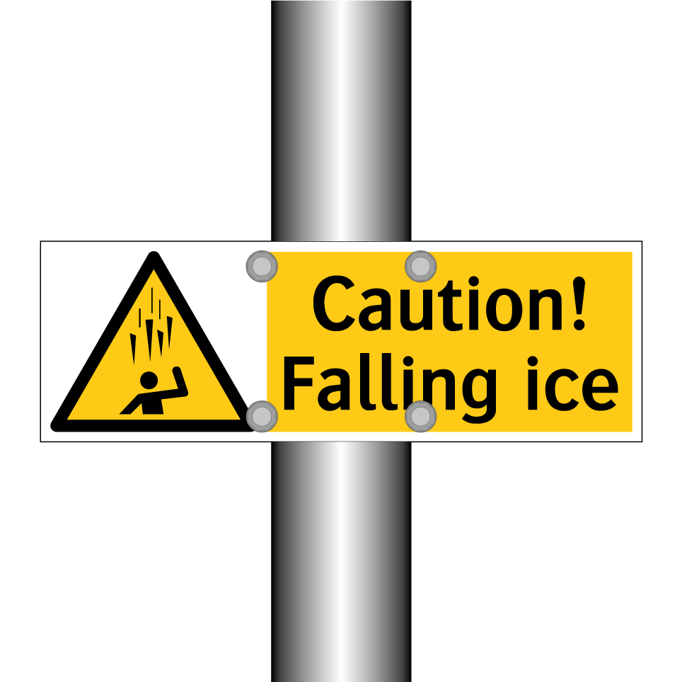 Caution! Falling ice