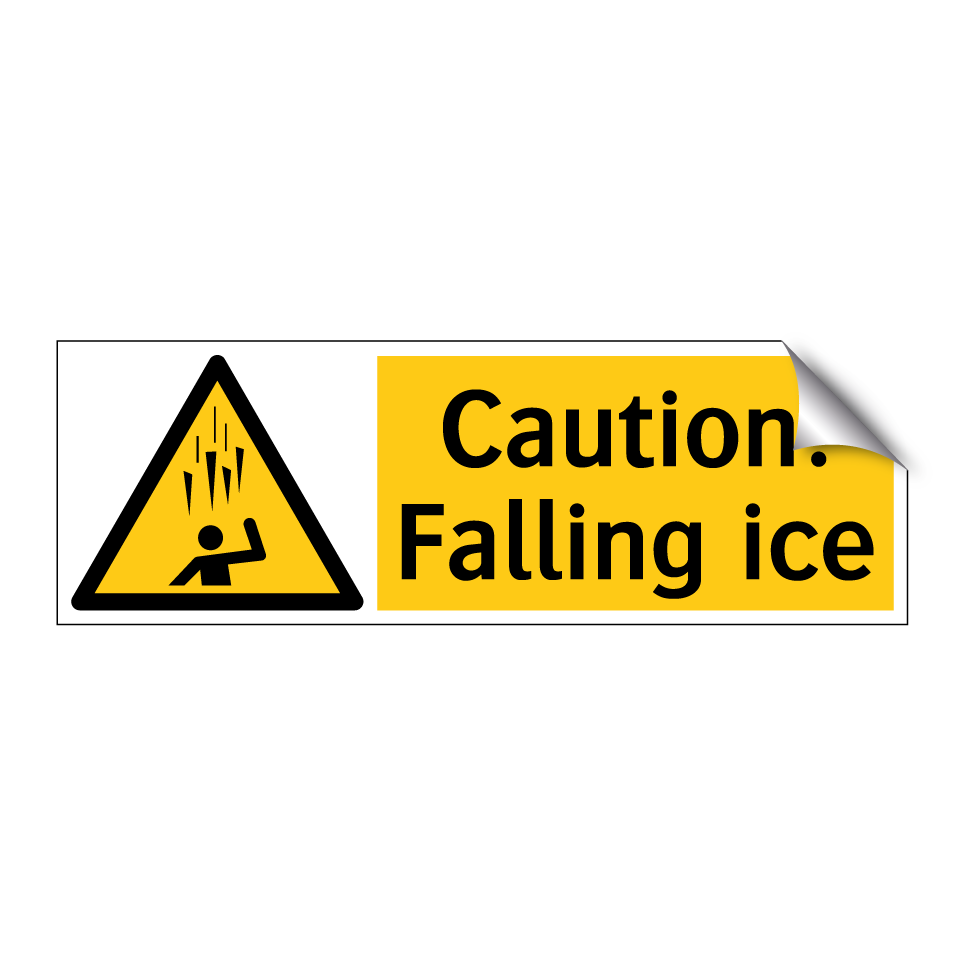 Caution! Falling ice