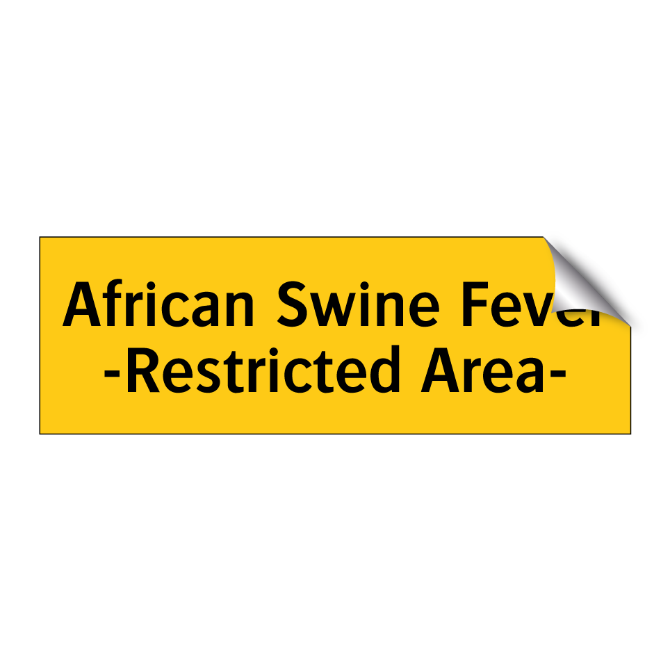 African Swine Fever -Restricted Area-