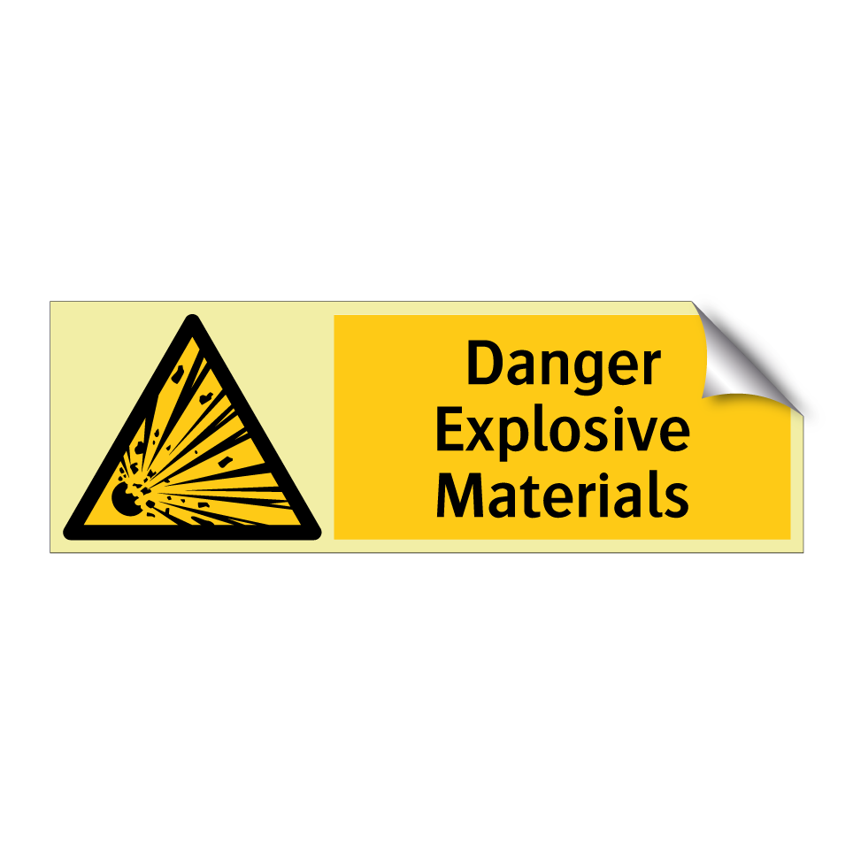 Danger Explosive Materials