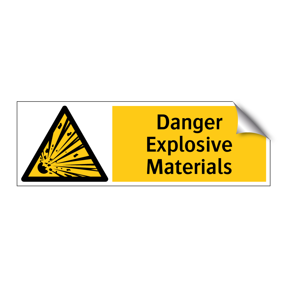 Danger Explosive Materials