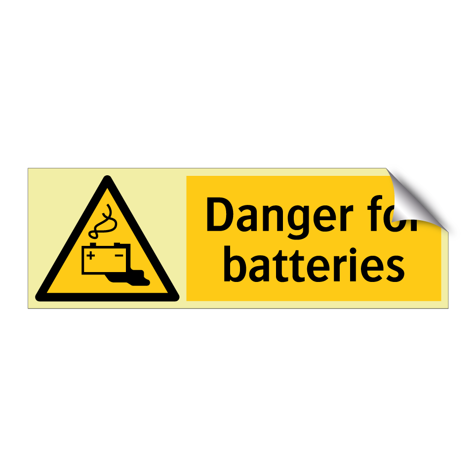 Danger for batteries