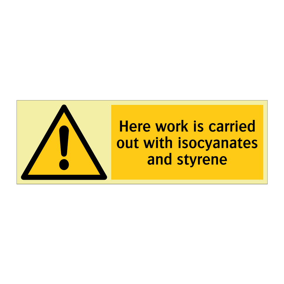 Here work is carried out with isocyanates and styrene