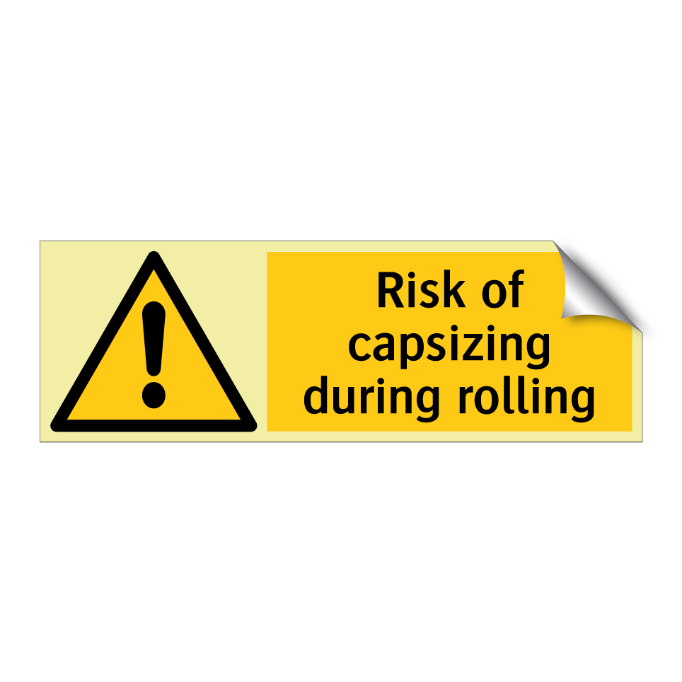 Risk of capsizing during rolling