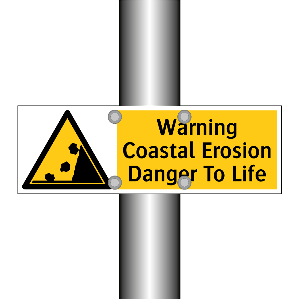 Warning Coastal Erosion Danger To Life