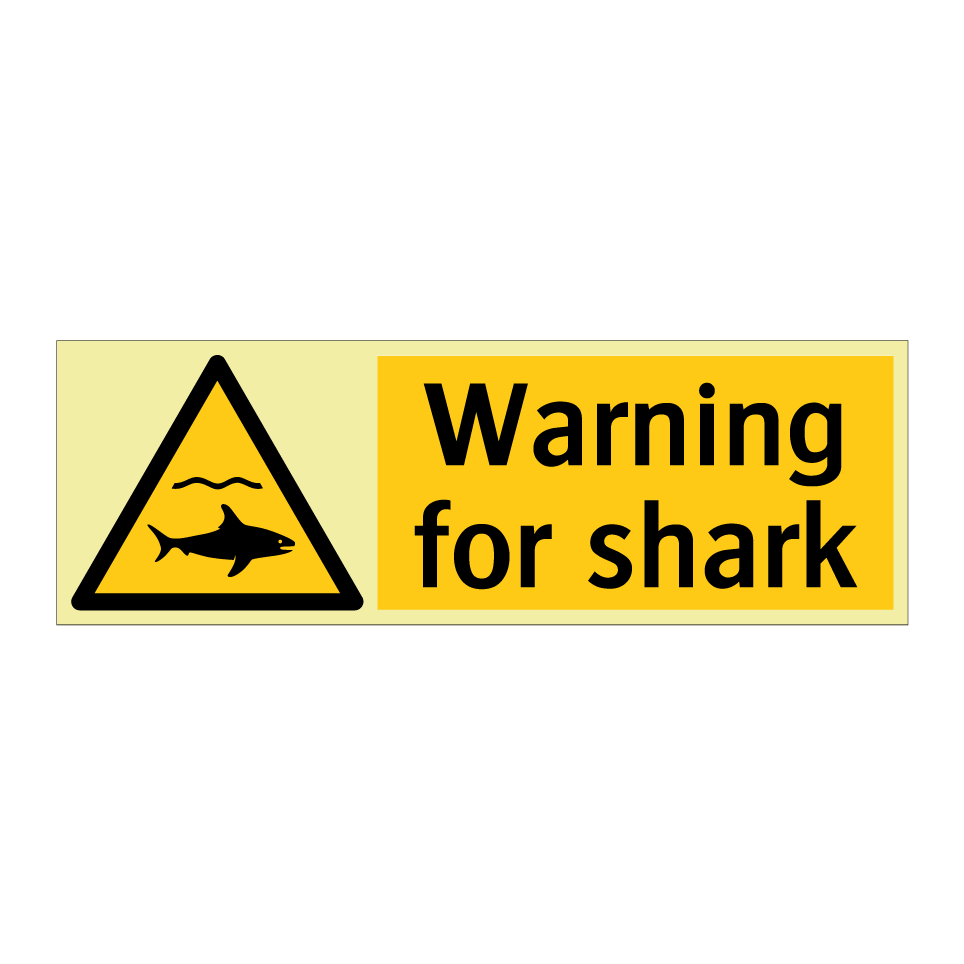 Warning for shark