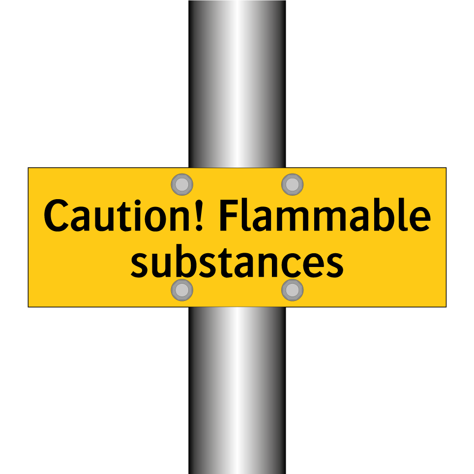 Caution! Flammable substances