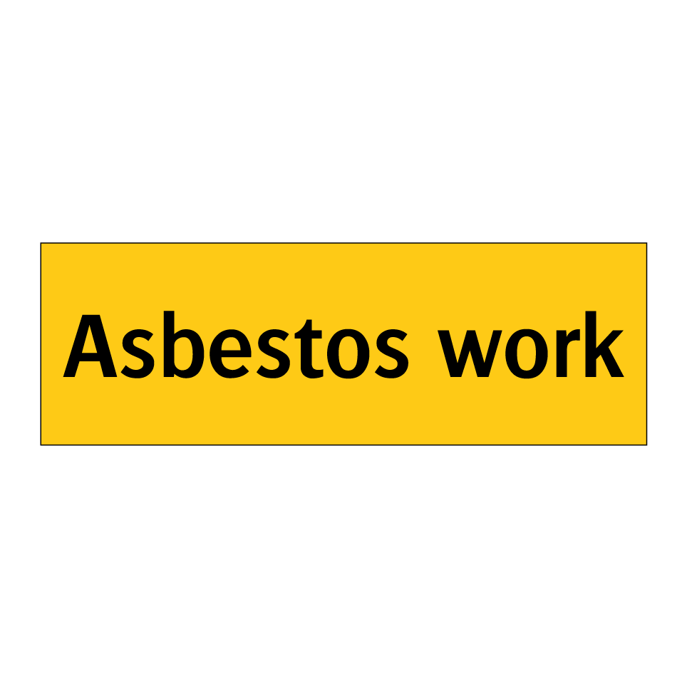 Asbestos work