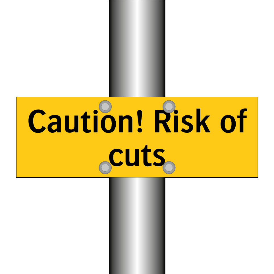 Caution! Risk of cuts