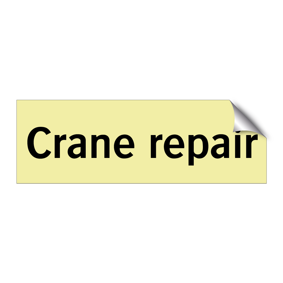 Crane repair