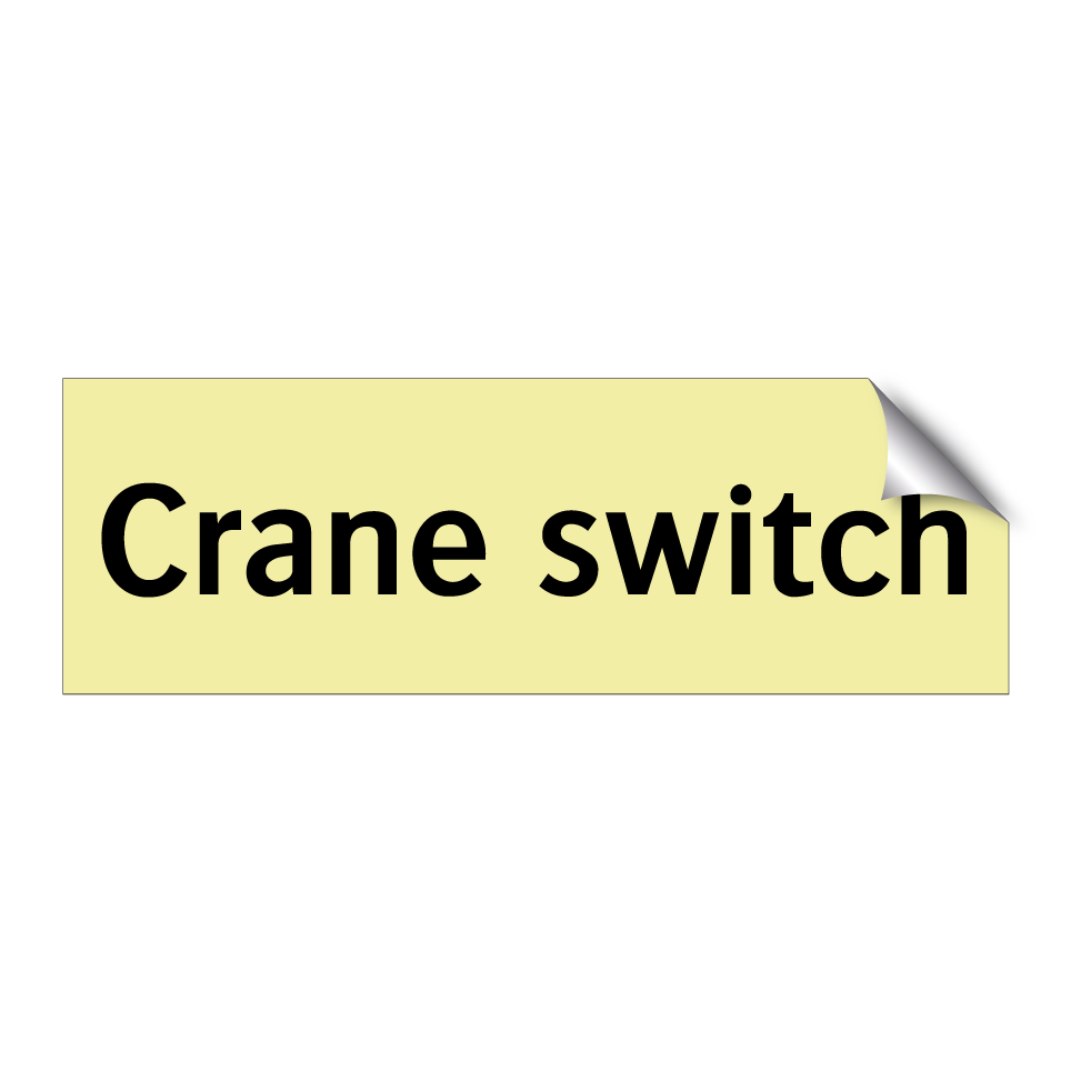 Crane switch
