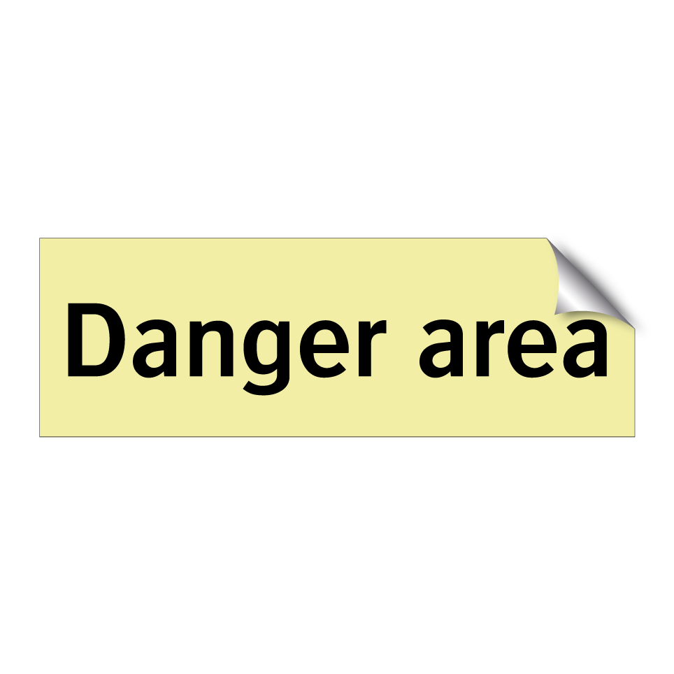 Danger area