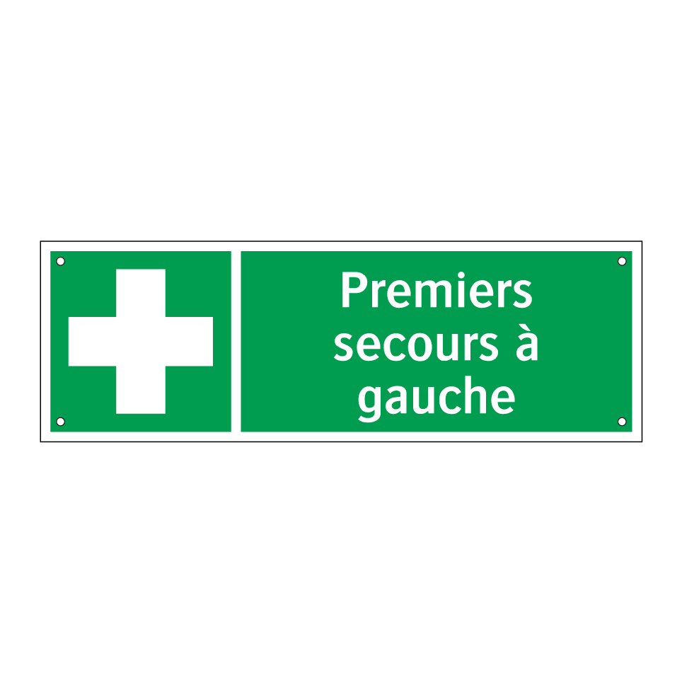 Premiers secours à gauche