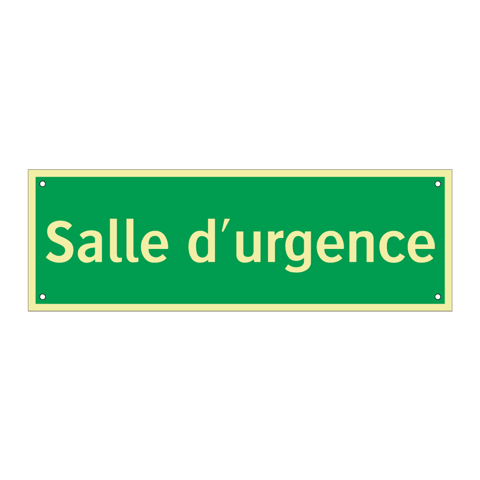 Salle d'urgence