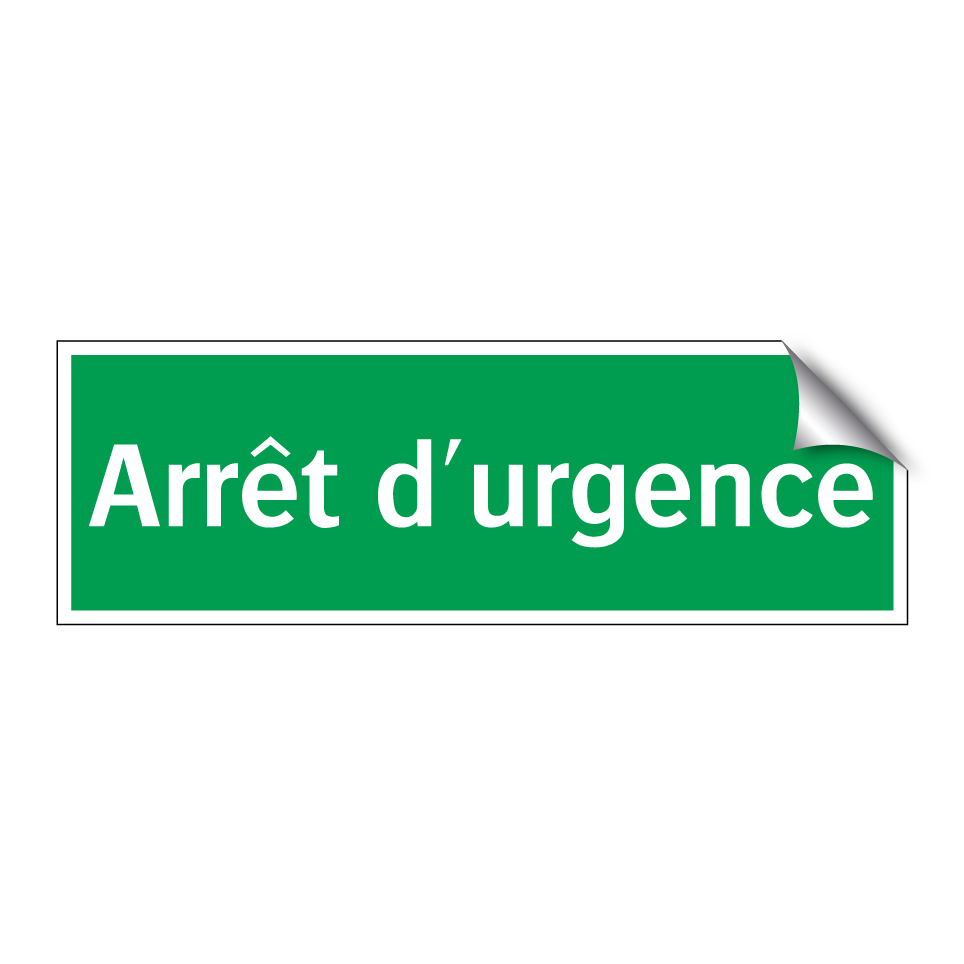 Arrêt d'urgence