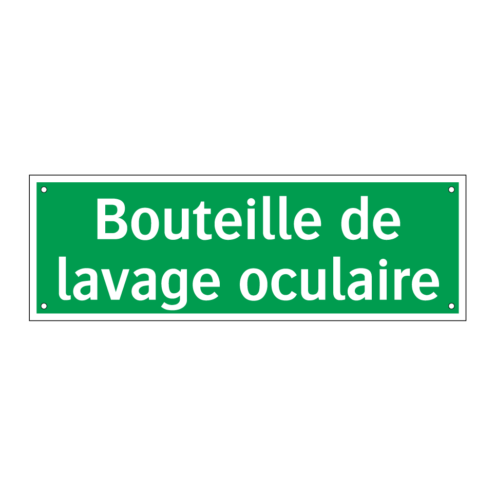 Bouteille de lavage oculaire