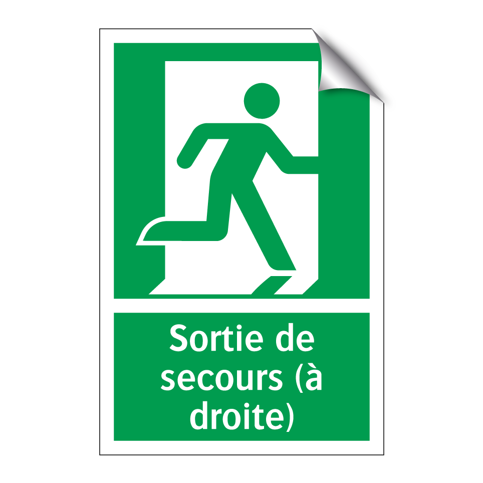 Sortie de secours (à droite)