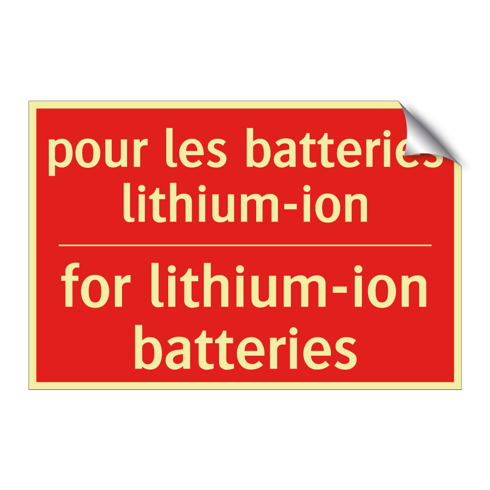pour les batteries lithium-ion - for lithium-ion batteries
