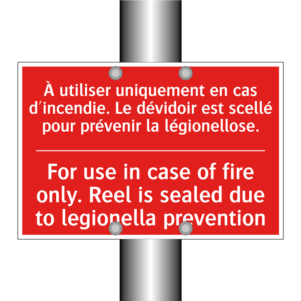 À utiliser uniquement en cas d'incendie. /.../ - For use in case of fire only. /.../