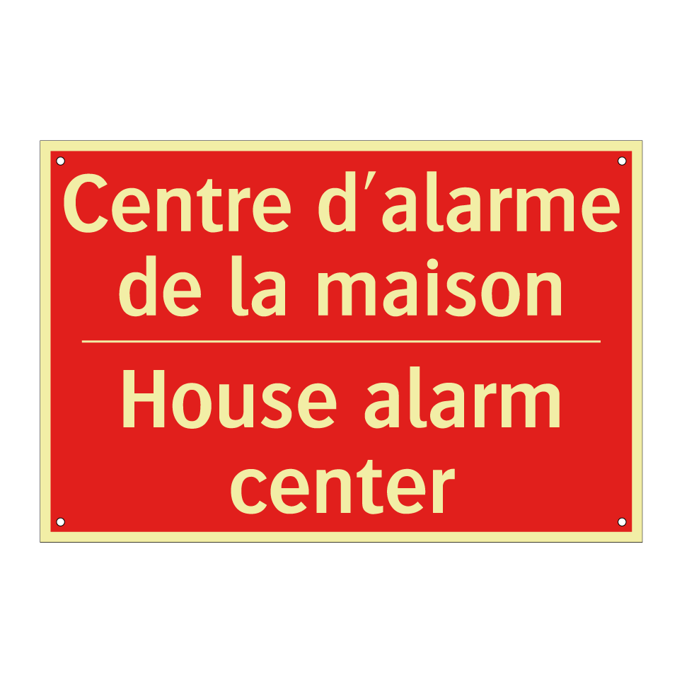 Centre d'alarme de la maison - House alarm center