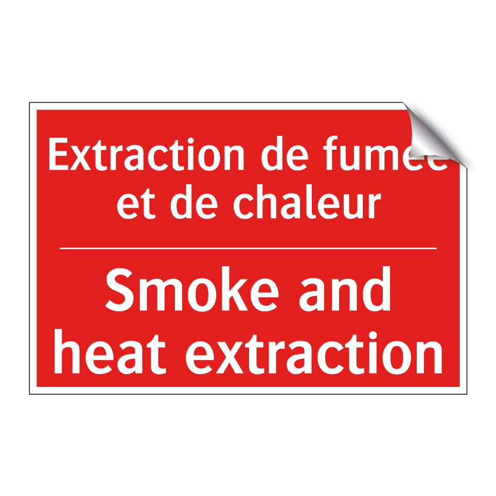 Extraction de fumée et de chaleur /.../ - Smoke and heat extraction