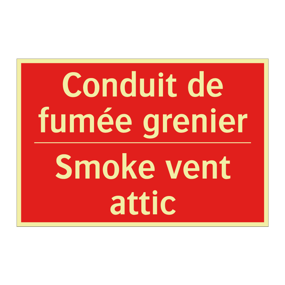 Conduit de fumée grenier - Smoke vent attic
