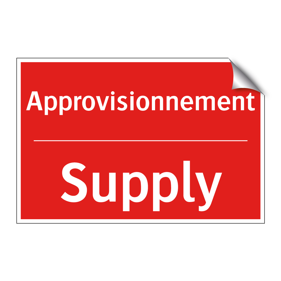 Approvisionnement - Supply