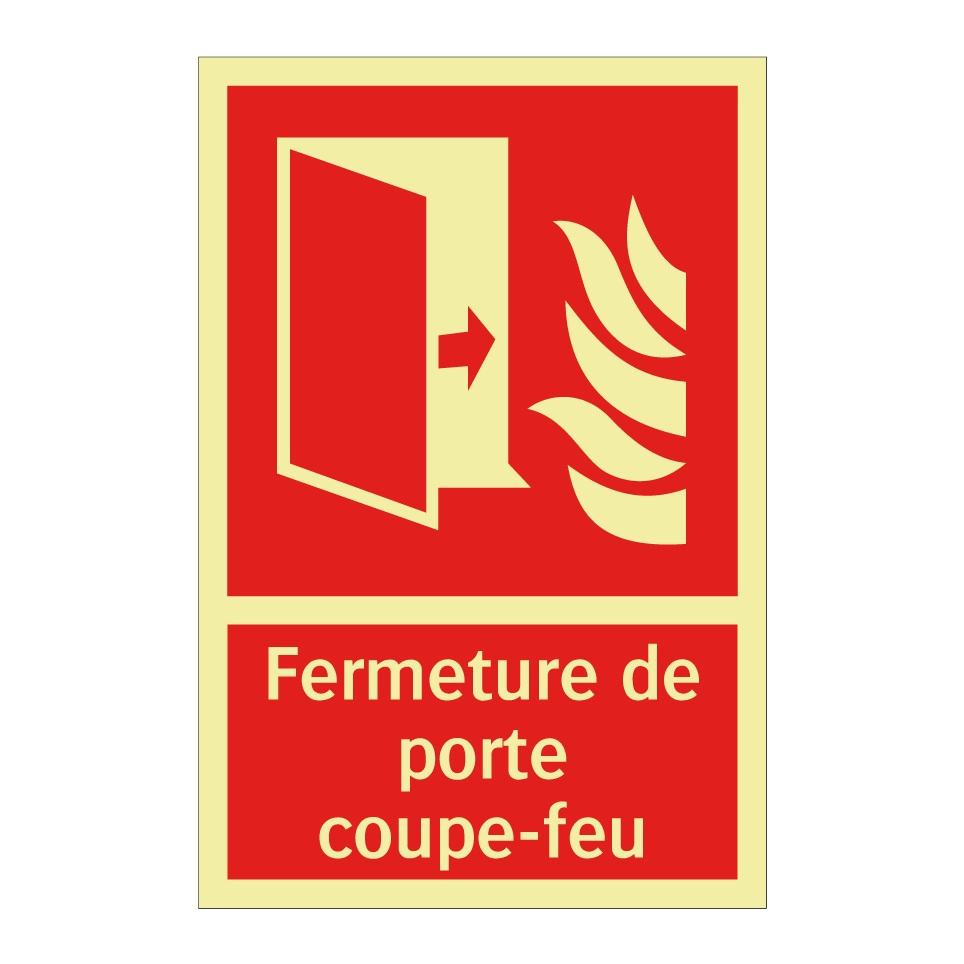 Fermeture de porte coupe-feu