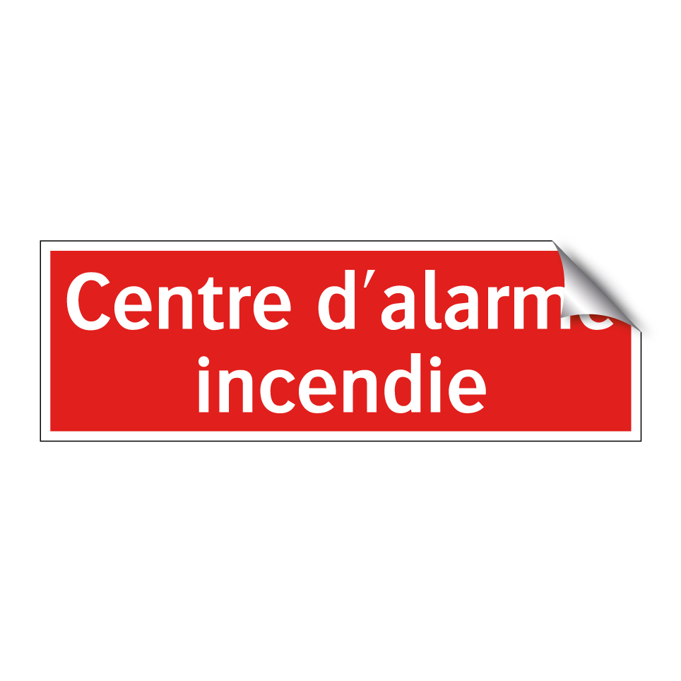 Centre d'alarme incendie
