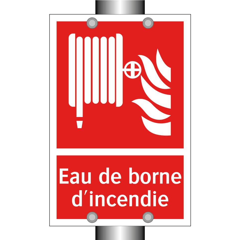 Eau de borne d'incendie