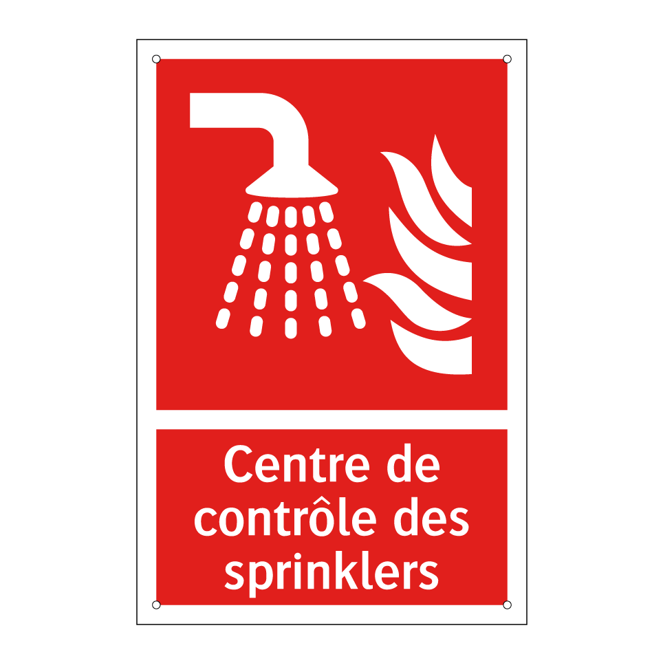 Centre de contrôle des sprinklers