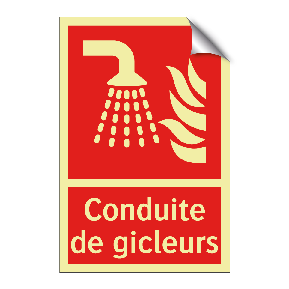 Conduite de gicleurs